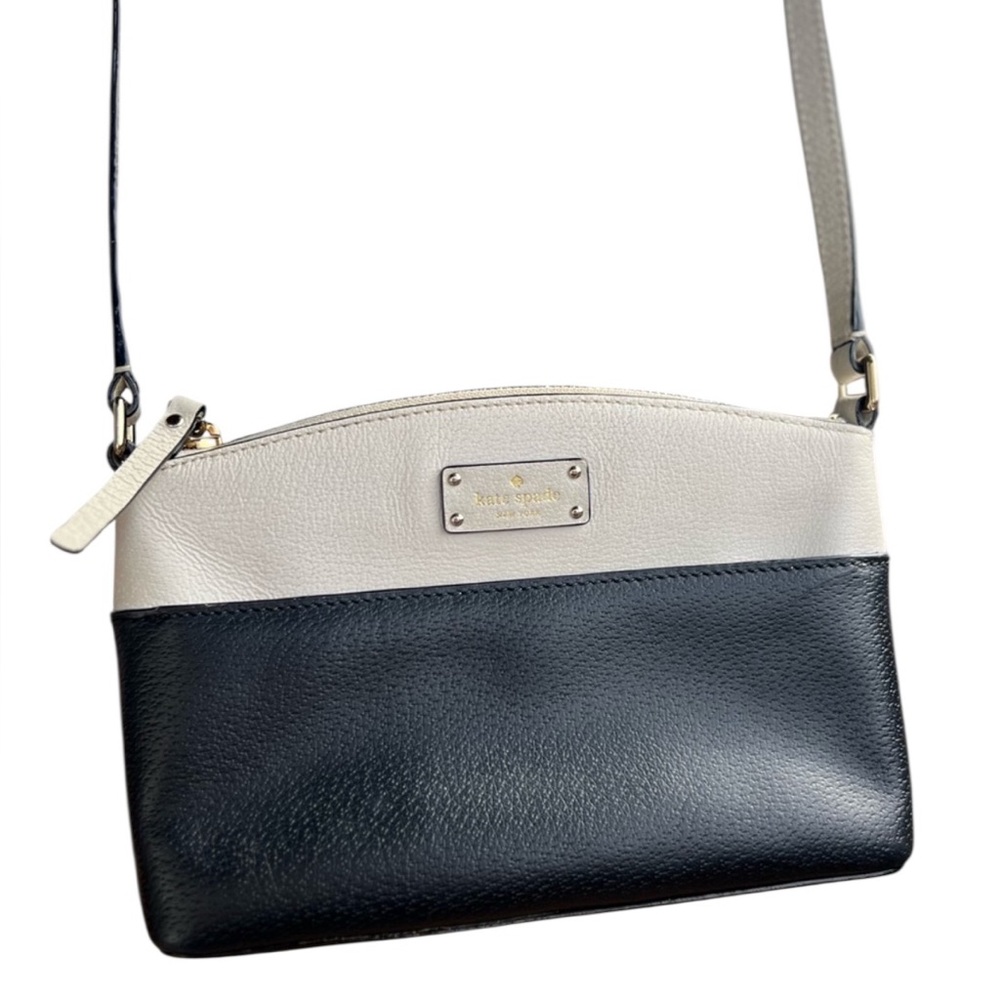 EUC- Kate Spade Women's Grove Street Millie Crossbody Blk/cement Authenticated